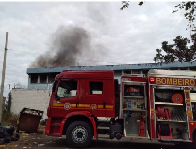 Incêndio é registrado no semiaberto do Presídio Estadual de Santa Rosa