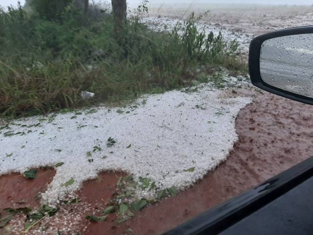 Temporal de Granizo atinge Noroeste Gaúcho com maior intensidade em Horizontina