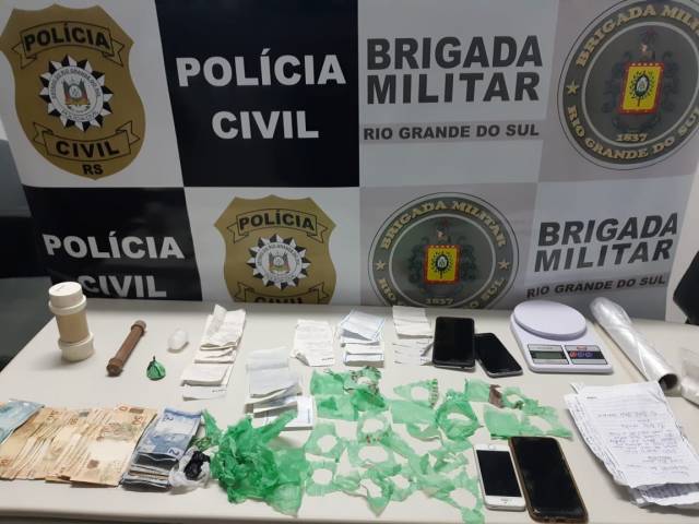 PC e BM prendem casal de traficantes em Três de Maio
