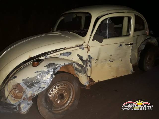 Colisão lateral envolve dois veículos na BR 472 em Três de Maio