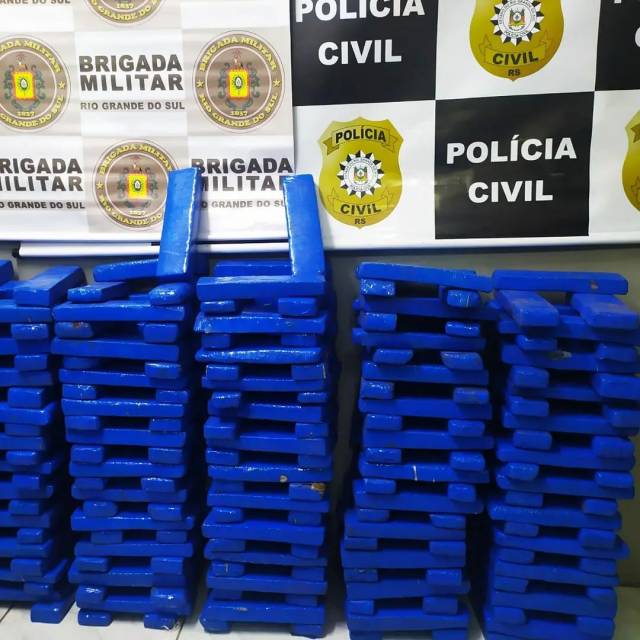 BM e PC em operação integrada apreendem 220 Kg de drogas em Santa Rosa