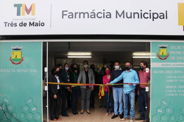 Nova instalação da Farmácia Municipal é inaugurada