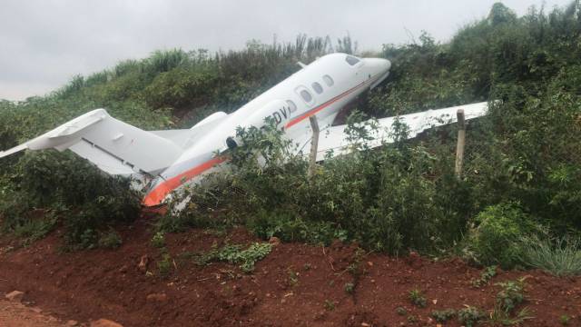 Acidente com avião no Aeroporto Municipal de Santa Rosa