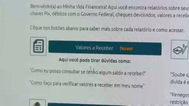 Banco Central disponibiliza sistema para população consultar valores a receber de bancos