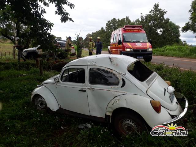 Acidente com duas pessoas feridas na RS 342 em Três de Maio