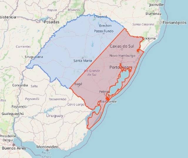 Defesa Civil emite alerta para os efeitos da tempestade subtropical no Estado