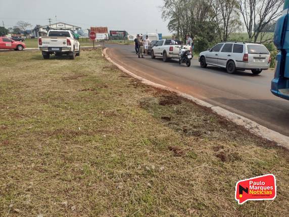 Engavetamento envolve quatro veículos no trevão em Três de Maio