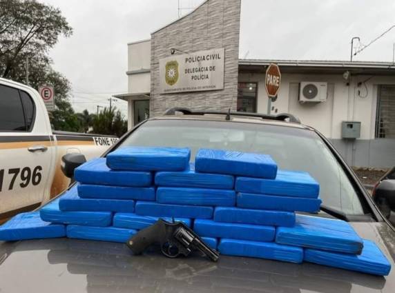 PC e BM apreendem cocaína avaliada em mais de R$ 2 milhões em Tiradentes do Sul