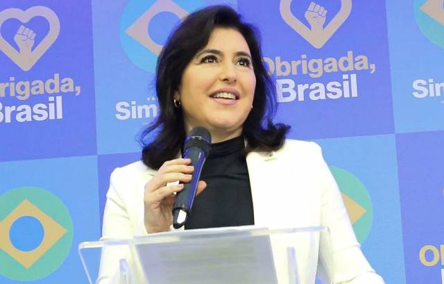Simone Tebet declara apoio a Lula no segundo turno das eleições