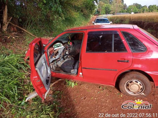 Acidente deixa três feridos no interior de Três de Maio