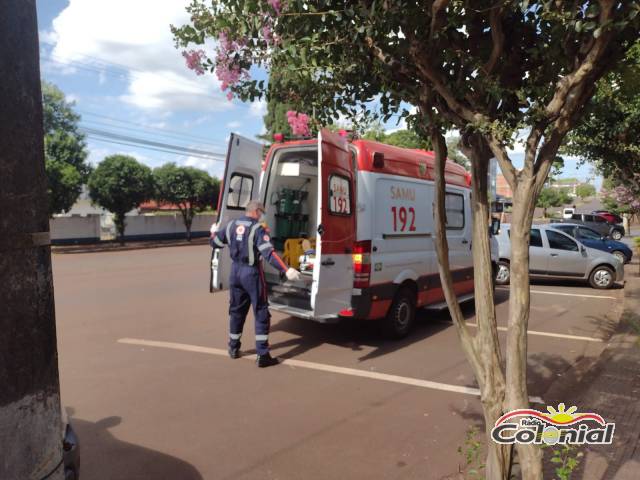 Motociclista fica ferido em acidente no Centro de Três de Maio