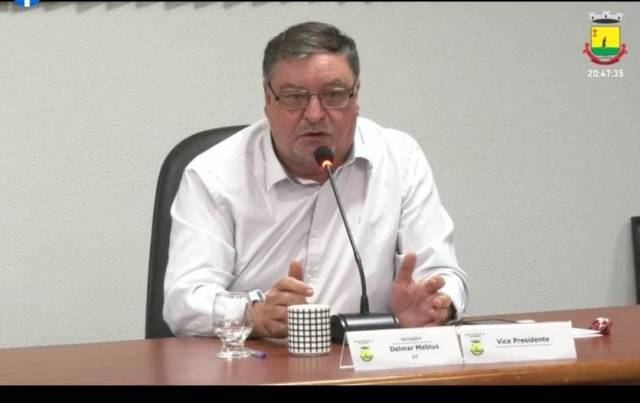 Delmar Mebius é eleito presidente da Câmara de Vereadores de T. de Maio