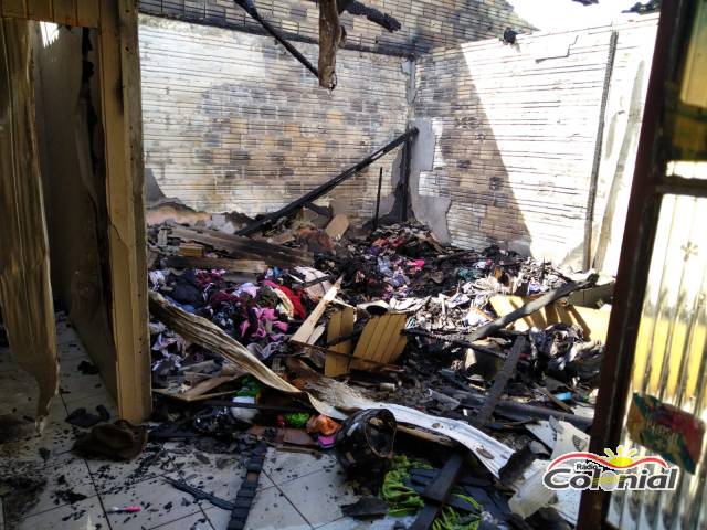 Incêndio destrói quatro casas em Boa Vista do Buricá