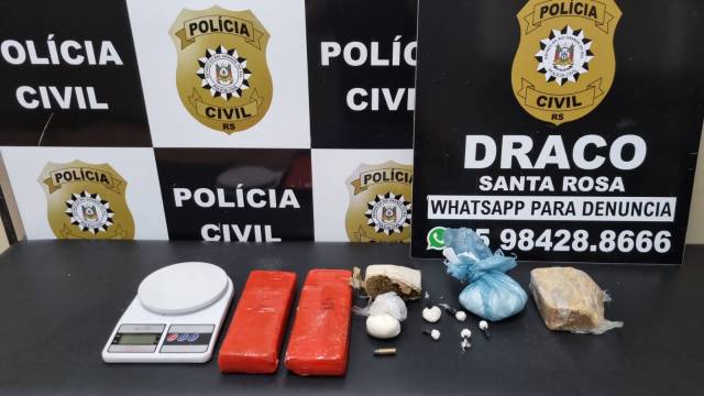 Traficante tenta fugir da Polícia Civil e se joga do 3° andar em Santa Rosa