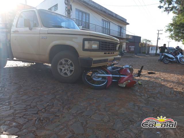 Motociclista fica ferido em acidente na Área Industrial em Três de Maio