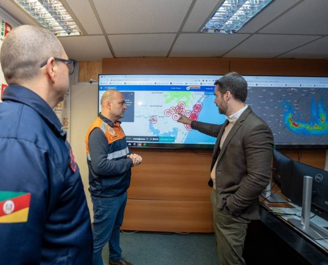 Defesa Civil do Estado atua para minimizar os efeitos de ciclone extratropical