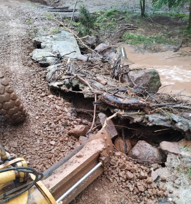 Chuva alaga em torno de 50 casas em Boa Vista do Buricá
