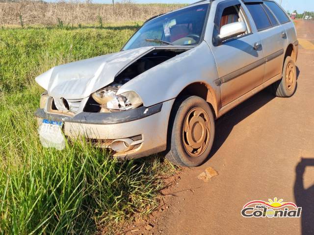 Acidente com danos materiais na Rodovia do Desenvolvimento em Três de Maio