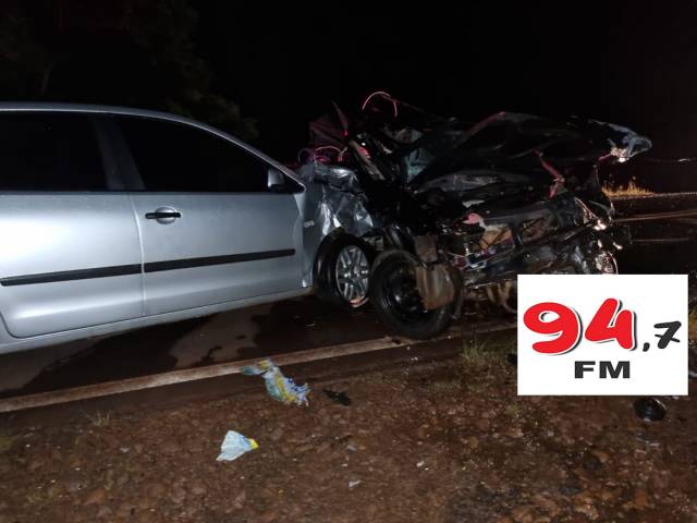 Acidente envolve três veículos e deixa uma vítima fatal na RS-342 em Três de Maio