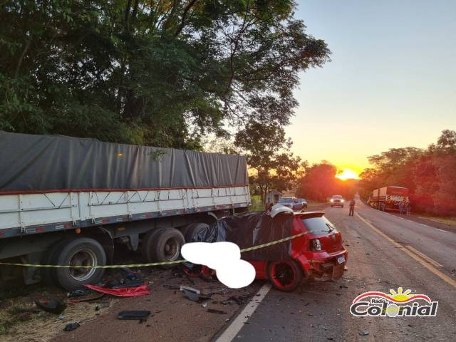 Acidente com vítima fatal na BR-472 em Três de Maio