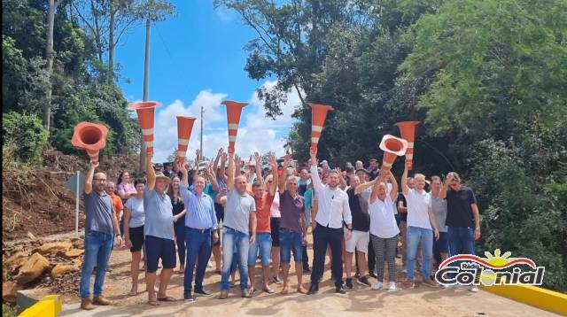 Inaugurada a ponte que liga os municípios de Boa Vista do Buricá, Três de Maio e São José do Inhacorá