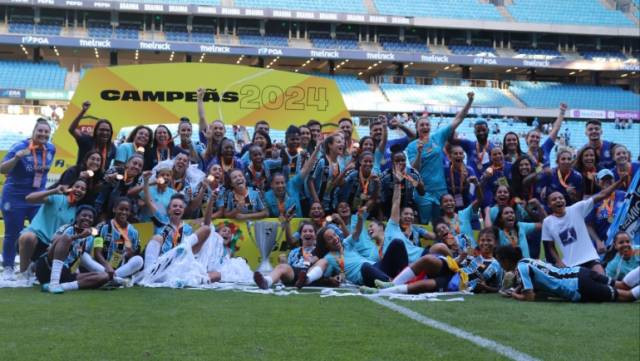 Gurias Gremistas conquistam o título do Gauchão 2024