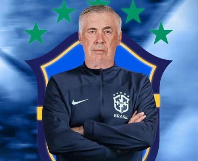 CBF anuncia Carlo Ancelotti como técnico da Seleção