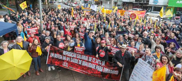 Cpers realiza ato público em Santo Ângelo