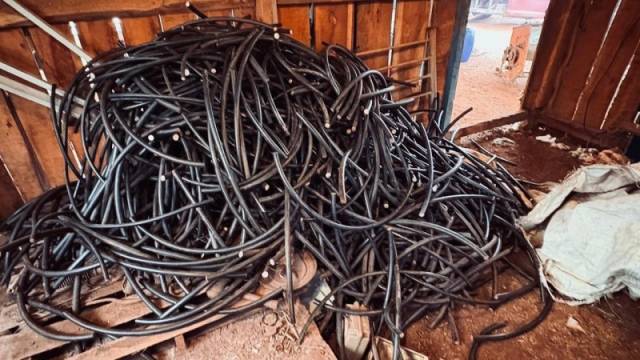 Polícia Civil apreende mais de 650kg de cabos em Ijuí