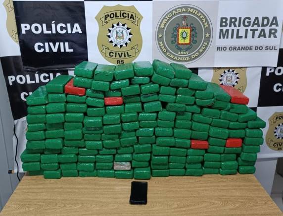 BM e Polícia Civil apreendem drogas em Três de Maio, Santa Rosa e Iraí