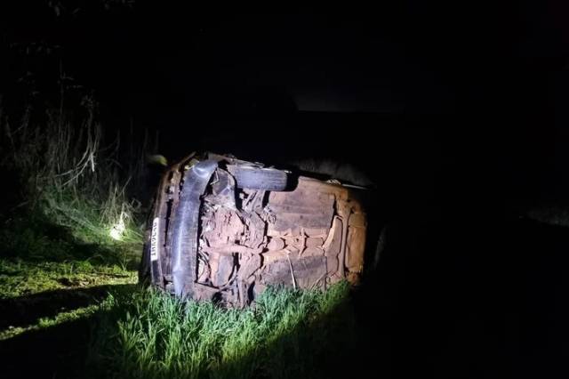 Condutor morre ao capotar o carro em Três de Maio