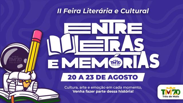 Feira Literária e Cultural ocorre de 20 a 23 de agosto no Clube Buricá