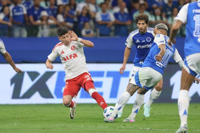 Inter perde por 2 a 1 para o Cruzeiro na 21ª rodada do Brasileirão