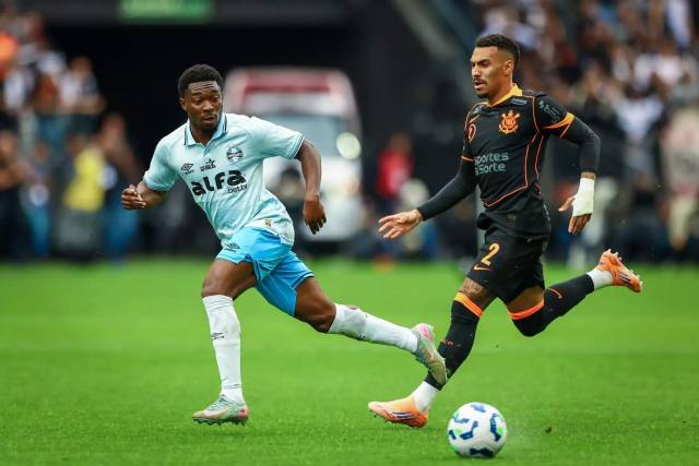Grêmio perde por 2 a 0 para o Corinthians em Itaquera