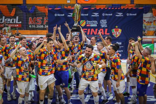 Justo e merecido! União Três-maiense é o grande campeão da Série C do Gauchão de Futsal