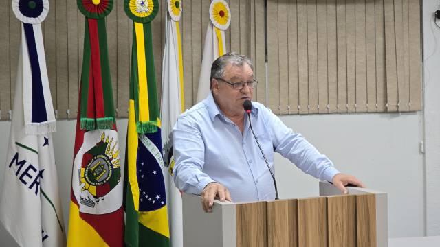 Delmar Mébius fica na presidência da Câmara em 2026