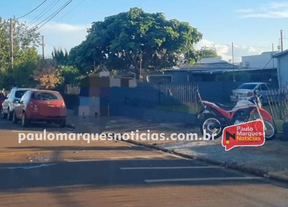 Motociclista fica ferido em acidente na Rua Planalto