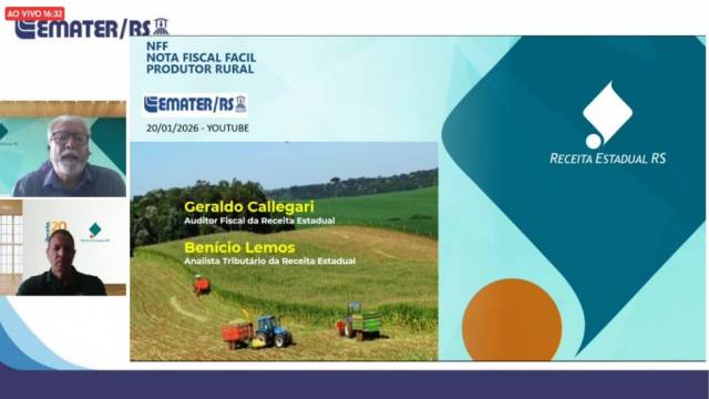 Receita Estadual atualiza produtores rurais sobre uso da Nota Fiscal Eletrônica