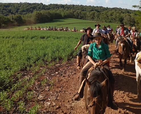 Cavalgada Ecológica promove preservação ambiental em São José do Inhacorá
