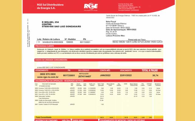 Você sabe como é calculada sua conta de luz?