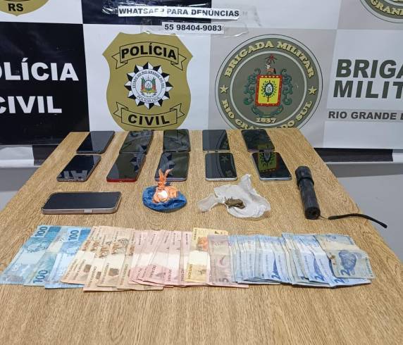 Polícia Civil e BM prendem três por extorsão em Três de Maio