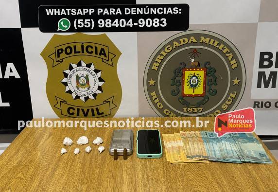Polícia Civil e Brigada Militar apreendem cocaína em Independência