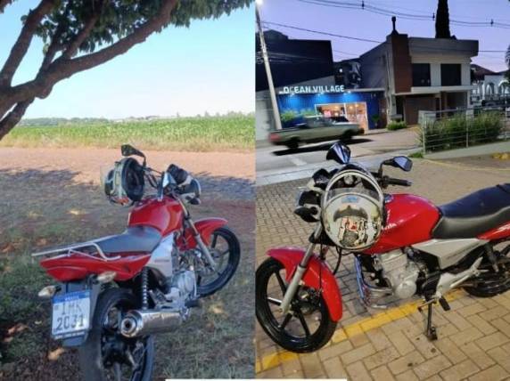 Moto é furtada durante no bairro Jardim das Acácias