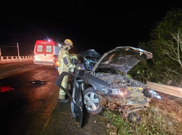 Dois homens morrem em acidente na RS-305 em Horizontina