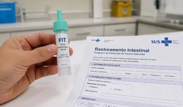 SUS inclui novo teste para rastreamento de câncer colorretal