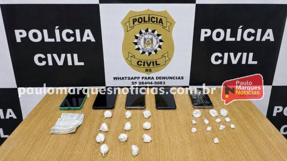 Operação contra o tráfico de drogas prende três pessoas em Independência