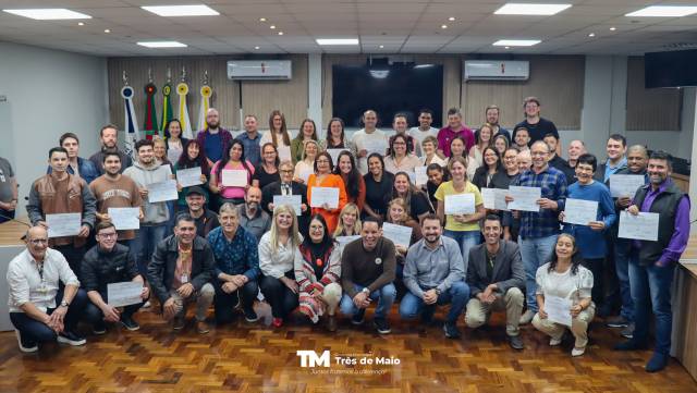 Três de Maio forma cerca de 90 alunos em cursos de qualificação profissional