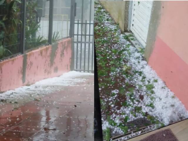 Em Catuípe, 200 residências sofrem estragos com temporal de granizo