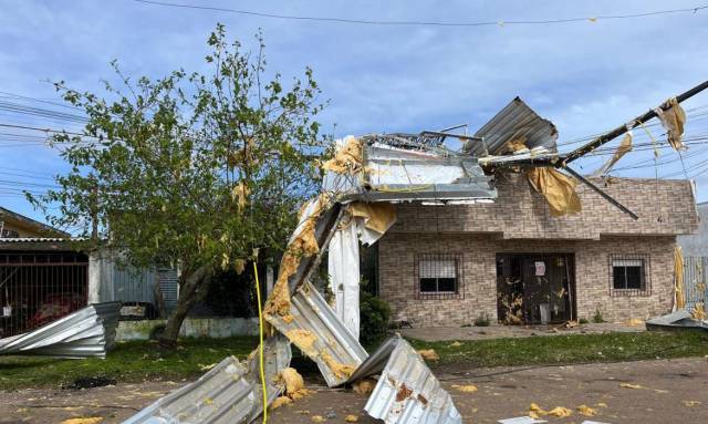 Temporais em Santa Catarina e Rio Grande do Sul afetam 4,8 mil casas