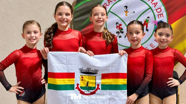 Patinadoras de Três de Maio conquistam títulos no Torneio Estadual de Patinação Artística